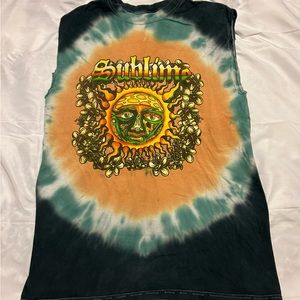 Sublime Cut Off Tie Dyed - T Shirt